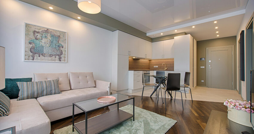 Clean Living Room